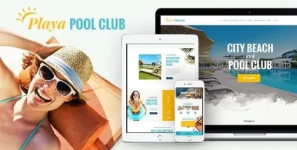 Playa | City and Private Beach Pool Club WordPress Theme 1.3.3 GPL Theme