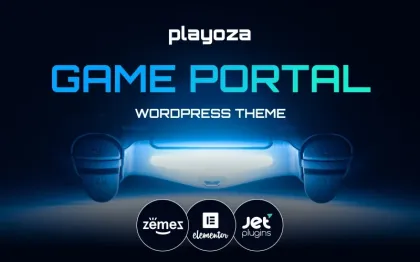 Playoza eSports, Game Portal WordPress Theme 1.0.1 GPL Theme
