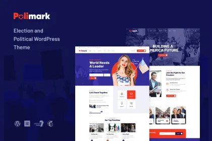 Polimark Election Political WordPress Theme 1.0.0 GPL Theme