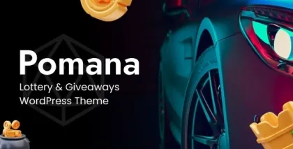 Pomana Lottery Giveaways WordPress Theme 1.1.1 GPL Theme