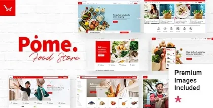 Pome Food Store WordPress Theme 1.1 GPL Theme