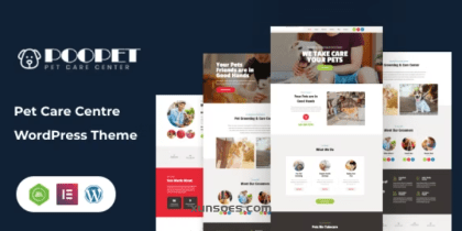 Poopet Pet Care Center WordPress Theme + RTL 2.0.1 GPL Theme