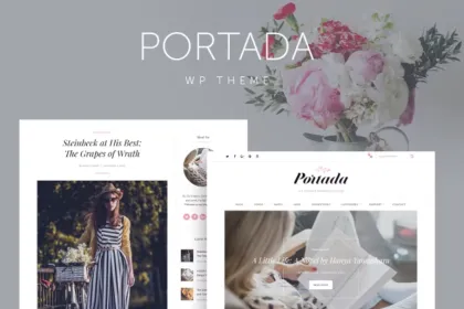 Portada Elegant Blog Blogging WordPress Theme 2.1 GPL Theme