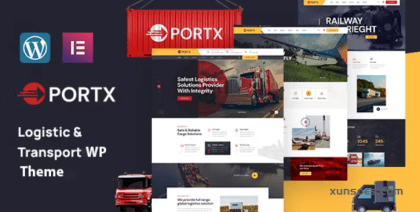 Portx Logistics and Transportation WordPress Theme 1.0.7 GPL Theme