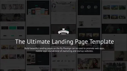 Prestige Multi Purpose WordPress Landing Pages 1.3.6.1 GPL Theme