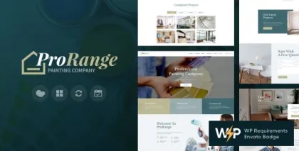 ProRange | Painting Renovation Construction Company WordPress Theme 1.5.1 GPL Theme