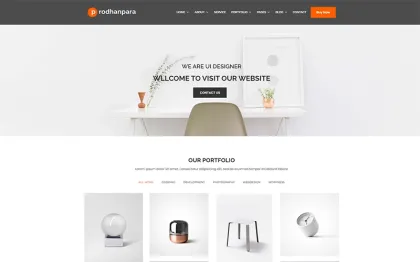 Prodhanpara Personal portfolio WordPress Theme 1.0.0 GPL Theme