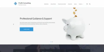 Profit – WordPress Accounting Theme 1.6.5 GPL Theme