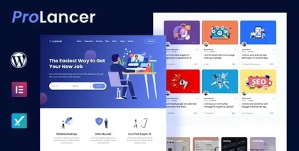 Prolancer | Freelance Marketplace WordPress theme 1.4.3 GPL Theme