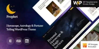 Prophet Horoscope,Astrology Fortune Telling WordPress Theme 1.3.0 GPL Theme