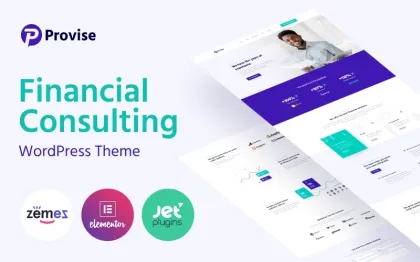 Provise Special Financial Consulting WordPress Theme 1.0.0 GPL Theme
