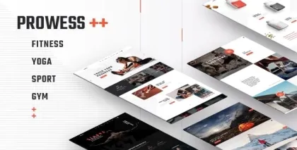 Prowess Fitness and Gym Theme 2.1.0 GPL Theme