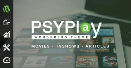 PsyPlay Theme for Movies Series 1.2.5 GPL Theme