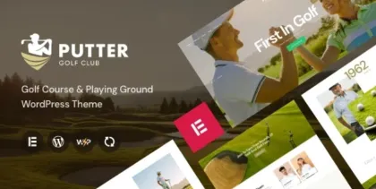 Putter Golf Course Playing Ground WordPress Theme 1.14 GPL Theme