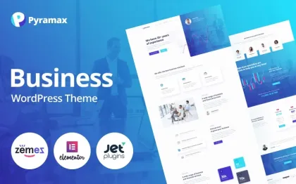 Pyramax Consulting Classic WordPress Elementor Theme WordPress Theme 1.0.1 GPL Theme