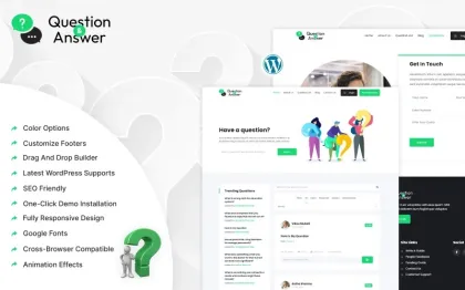 Q&A Question Answer WordPress Theme 1.0.0 GPL Theme