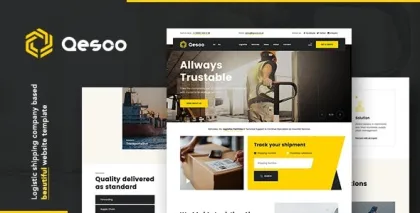 Qesco | Logistic Shipping Company WordPress Theme 1.0.0 GPL Theme