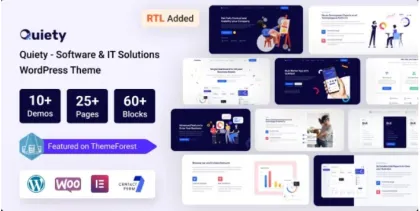 Quiety – Software IT Solutions WordPress Theme 5.5.0 GPL Theme