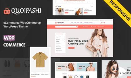 Quoifashi Fashion and Accessories WooCommerce Theme 1.0 GPL Theme