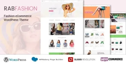 RAB Fashion eCommerce WordPress Theme 1.2.7 GPL Theme