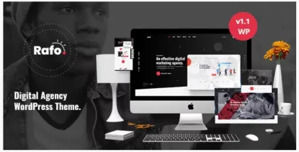 Rafo Digital Agency WordPress Theme 1.1 GPL Theme