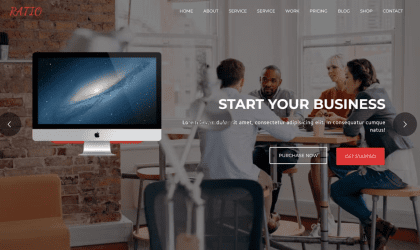 Ratio Material Design WordPress Theme 1.5 GPL Theme