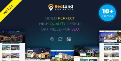 ReaLand Real Estate Responsive WordPress Theme 1.2.1 GPL Theme