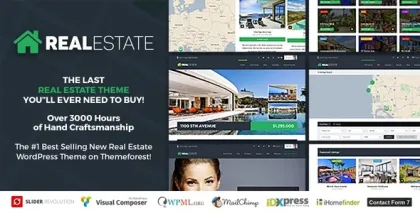 Real Estate 7 WordPress 3.3.4 GPL Theme
