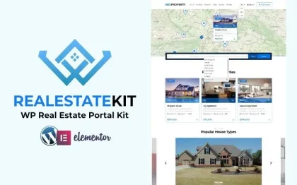 Real Estate Directory Kit FREE for WordPress WordPress Theme 1.0.6 GPL Theme