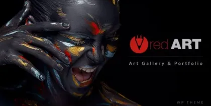 Red Art | Artist Portfolio 2.8 GPL Theme