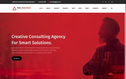 RedBiz Finance Consulting Multi-Purpose WordPress Theme 1.2.7 GPL Theme
