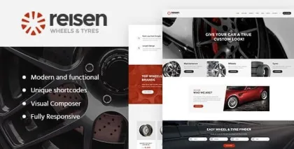 Reisen | Automechanic Auto Body Repair Car WordPress Theme 1.4.1 GPL Theme