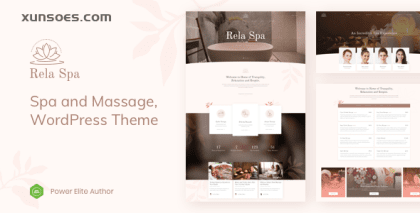 Rela Spa Massage WordPress Theme 1.2.2 GPL Theme