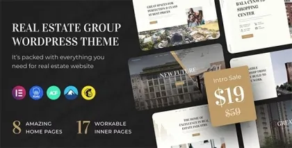 Reland Real Estate Group WordPress Theme + RTL 1.1.0 GPL Theme