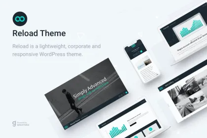 Reload Responsive Multi-Purpose WordPress Theme 3.3.1 GPL Theme