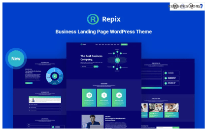 Repix Business Landing Responsive WordPress Theme 1.0.1 GPL Theme