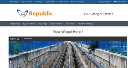 Republic is new WordPress theme provided by InsertCart 4.5.1 GPL Theme