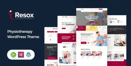 Resox Physiotherapy WordPress Theme 1.9 GPL Theme