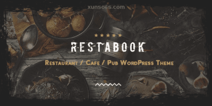 Restabook Restaurant / Cafe / Pub WordPress Theme 5.6 GPL Theme