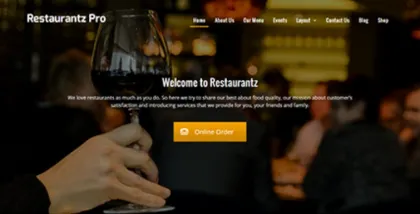 Restaurantz Pro 2.8 GPL Theme