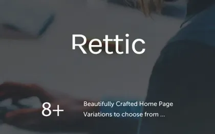 Rettic Creative Agency WordPress Theme 1.5 GPL Theme