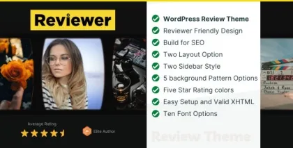 Reviewer WP Theme for Entertainment Reviews 2.0 GPL Theme