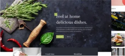 Rhea  – restaurants and reservations corporate theme 1.3.1 GPL Theme