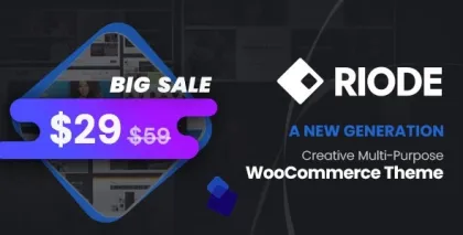 Riode | Multi-Purpose WooCommerce Theme 1.6.12 GPL Theme