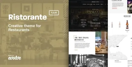 Ristorante Creative Restaurant WordPress Theme 2.2 GPL Theme