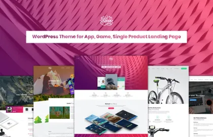 Riven App, Game, Single Product Landing Page 2.3.9 GPL Theme
