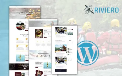 Riviero Rafting WordPress Theme 1.0.0 GPL Theme