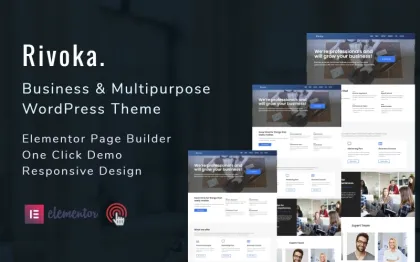 Rivoka Business And Multipurpose WordPress Theme 1.0.0 GPL Theme