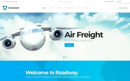 Roadway Logistics Transportation Services WordPress Theme 1.0.0 GPL Theme