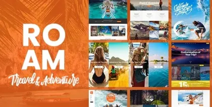Roam Travel Tourism Theme 1.10 GPL Theme